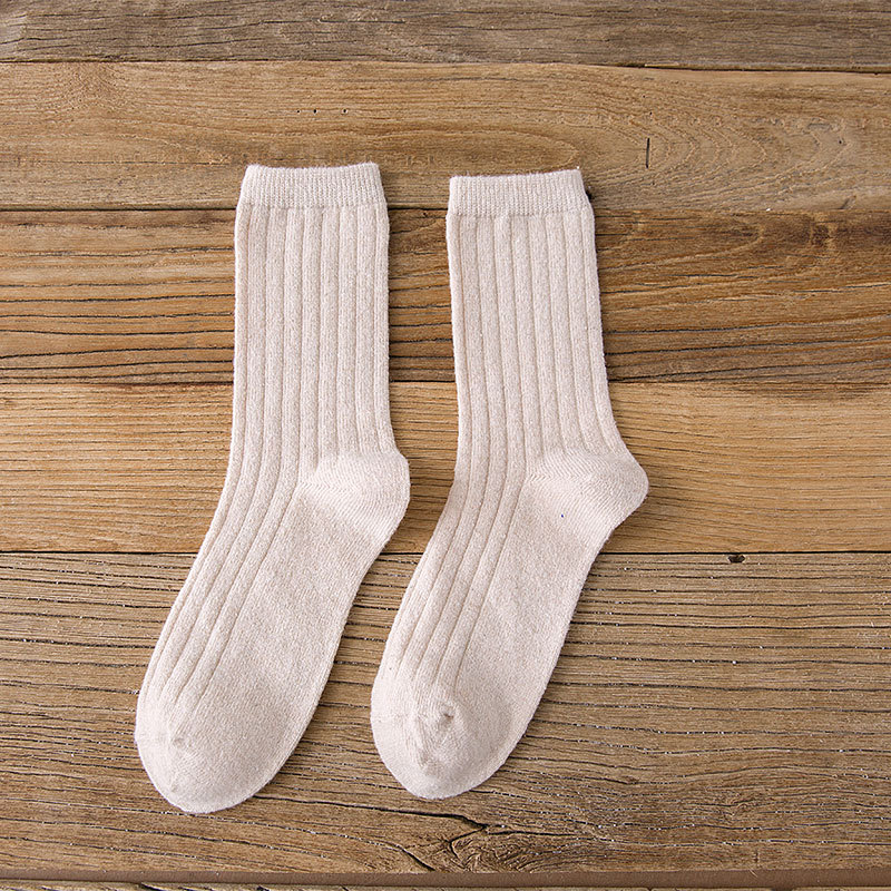 Winter Thickening Rabbit Wool Socks In Tube Socks Sprout Ms. Warm Socks Fluffy Fuzzy Socks
